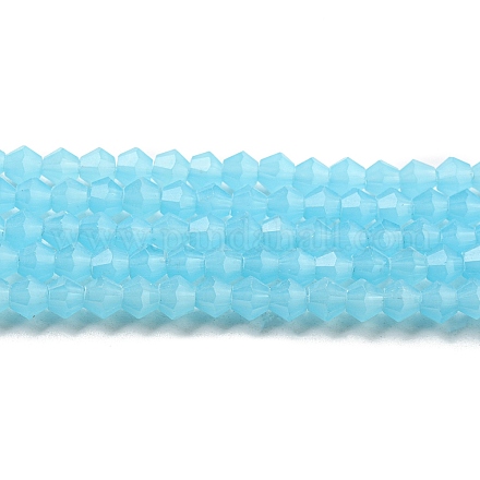 Стеклянные бусины GLAA-F029-J4mm-03-1