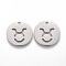 Tarnish Resistant 201 Stainless Steel Pendants, Twelve Constellations, Stainless Steel Color, Taurus, 16x1.2mm, Hole: 1.5mm