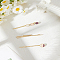 1 Set Alloy Hair Bobby Pins Sets, with Plastic Pearl and Rhinestone, Mixed Color, 48~52.5x3~9.5x5~7.5mm, 3pcs/set