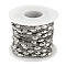 Tarnish Resistant 304 Stainless Steel Oval Link Chains, Soldered, with Spool, Stainless Steel Color, Beads: 7x4mm, about 32.81 Feet(10m)/Roll