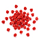 Cinnabar Beads, Rose, FireBrick, 10x10x8mm, Hole: 1.5mm