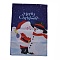 Garden Flag for Christmas, Double Sided Polyester House Flags, for Home Garden Yard Office Decorations, Father Christmas with Snowman, Colorful, 460x320x0.4mm, Hole: 18mm