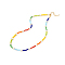 Glass Seed & Glass Pearl Beaded Necklace for Girl Women, Colorful, 15.94 inch(40.2cm)