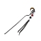 Metal Hair Sticks, Hair Accessories for Woman Girls, Moon, 170x30x20mm
