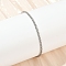 304 Stainless Steel Wheat Chain Bracelets for Unisex, Stainless Steel Color, 6-7/8 inch(17.5cm)