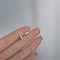 Alloy Earrings for Women, with 925 Sterling Silver Pin, Column, 14.5mm