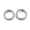 Brass Split Rings, Double Loops Jump Rings, Cadmium Free & Nickel Free & Lead Free, Platinum, 5x2mm, Inner Diameter: 3.6mm