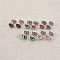 Tarnish Resistant 304 Stainless Steel Screw Fit Ear Gauges, Earlobe Tunnel Plug, with Epoxy, Mixed Color, 12.5mm, Pin: 1mm
