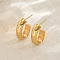 Simple Stainless Steel C-Shaped Stud Earrings