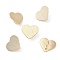 Alloy Mobile Phone Holders, Heart, Golden, 17x21x1.2~8mm
