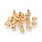 304 Stainless Steel Ear Nuts, Earring Backs, Golden, 6x5mm, Hole: 1.2mm, Fit For 0.6~0.7mm Pin