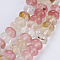 Tigerskin Glass Beads Strands, Rondelle, 8x5~5.5mm, Hole: 0.8mm, about 70pcs/strand, 14.8 inch(37.5cm)