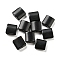 Natural Obsidian Beads, Square, 10x9.5~10x4.5~5mm, Hole: 1.8mm