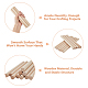 Деревянные ремесленные палочки WOOD-WH0125-11K-5