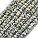 Природные яшмы далматин бисер нитей G-P575-A01-8x5mm-2