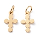 Латунные крошечные крестики KK-A149-07G-2