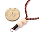 2 шт. ожерелья из вощеного полиэстера AJEW-JB01390-2
