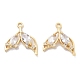 Латунные микро проложить кубического циркония подвески KK-B134-39G-1