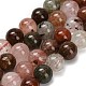 Нити бусин из натурального многоцветного рутилового кварца G-G300-A03-10mm-2
