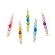 5 шт. 5-цветные акриловые биконические бусины-подвески PALLOY-JF03477-1