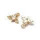 Латунные микро проложить кубического циркония подвески KK-A259-13G-2