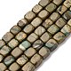 Нити бусин из натурального камня вердит G-B155-D08-2