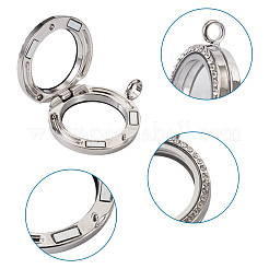 4шт 2 стиля сплава стекла хрустальные подвески со стразами&nbsp;PALLOY-TA0002-36B