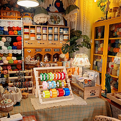 Деревянная полка для хранения лент&nbsp;ODIS-WH0086-127