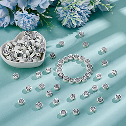 150шт бусины из полимерной глины ручной работы CLAY-ME0001-03