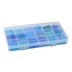 Ab цветные бусины из стекляруса SEED-FS0001-22