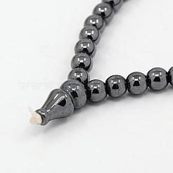 Модные магнитные синтетический гематит Эластичный браслеты Будды&nbsp;BJEW-K007-06