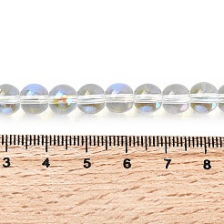 Стеклянные бусины с гальваническим покрытием &nbsp;EGLA-Q062-8mm-A08