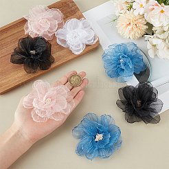 8 шт. 4 цвета железные пряжки для обуви&nbsp;HJEW-ME00034