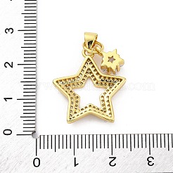 Латунные микро проложить кубического циркония подвески&nbsp;KK-U066-17G