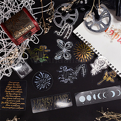 7 стиль водонепроницаемые лазерные самоклеящиеся наклейки DIY-CP0008-47