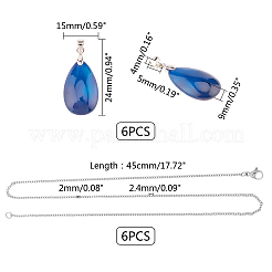 Наборы для изготовления ожерелья с подвесками своими руками DIY-UN0002-13P