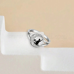 Кольца для пальцев в форме кошки и луны из сплава FS-WG27026-02