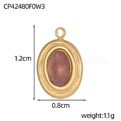 Натуральные смешанные камни овальные подвески&nbsp;G-OY001-01G