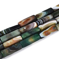 Природный агат бисер нитей G-N357-05A-02