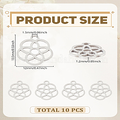 10 шт. подвески из нержавеющей стали 201&nbsp;STAS-LP0003-15