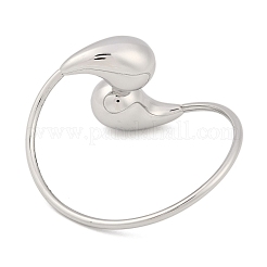 Браслеты-слезинки из нержавеющей стали 304&nbsp;BJEW-M042-01P