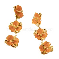 Серьги-гвоздики из сплава и эмали&nbsp;FS-WGD7C05-01