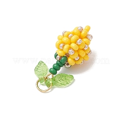 Подвески-бутоны из стеклянных бусинок&nbsp;PALLOY-MZ00759