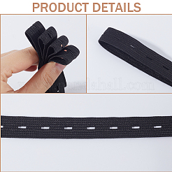 20 шт. пуговицы из смолы с 30-метровым плоским эластичным шнуром из полипропилена и поликоттона&nbsp;DIY-GF0009-64A