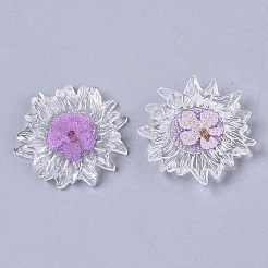 Прозрачные прозрачные кабошоны из эпоксидной смолы&nbsp;LS-CRES-N025-02E