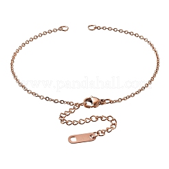 304 изготовление браслета из стальной цепочки из нержавеющей стали STAS-CJ0001-135RG