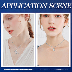 12 шт. 304 нержавеющая сталь спутниковое ожерелье цепи&nbsp;NJEW-SC0001-27