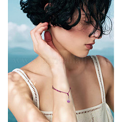 40шт 4 цвета регулируемый нейлоновый шнур браслеты изготовление&nbsp;BJEW-TA00673