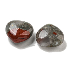 Природные африканские бусы гелиотроп G-P531-A21-01