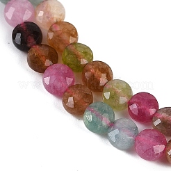 Натуральный белый нефрит имитация турмалина нити бусин G-H062-B01-01